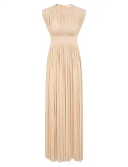 Zimmermann Hypnotic Column Dress Cream Size 1/AU 10 for rent on The Volte - image 1