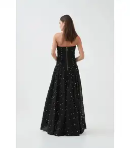 Aje Juniper Maxi Gown in Black Size AU 4 for rent on The Volte - image 2