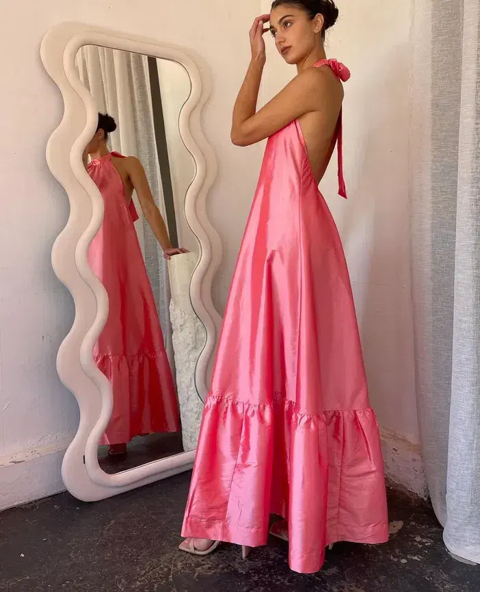 Hansen and Gretal Gateau Gown Pink Size AU 8 for rent on The Volte - main image