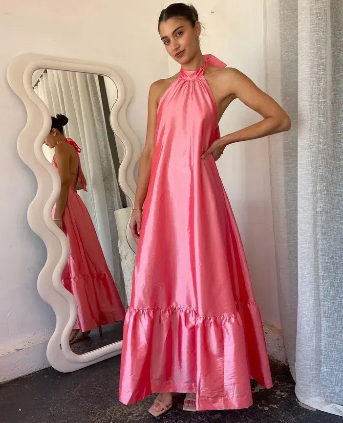 Hansen and Gretal Gateau Gown Pink Size AU 8 for rent on The Volte - main image
