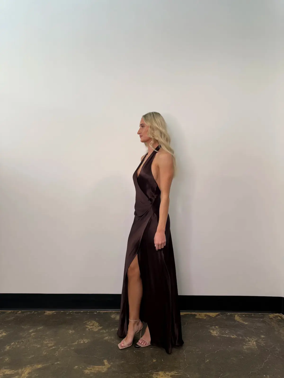Bec & Bridge Elisia Wrap Maxi Dress  Dark Chocolate / Size 10 - Image 4