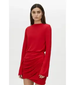 Camilla and Marc Paloma Mini Dress Scarlet Red Size AU 8 for rent on The Volte - image 2