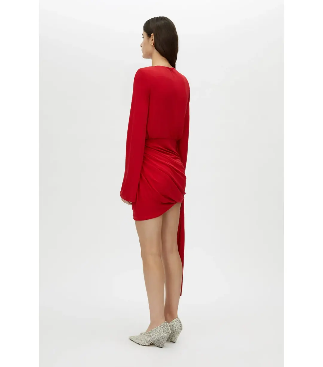 Camilla and Marc Paloma Mini Dress Scarlet Red Size AU 8 for rent on The Volte - main image