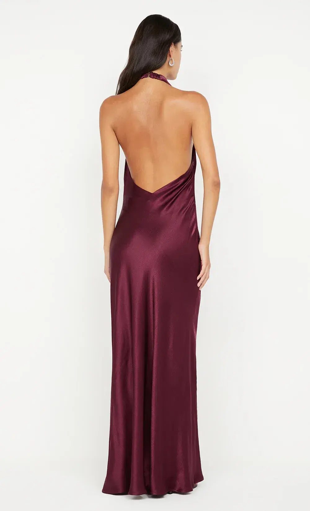 Bec & Bridge Elisia Wrap Maxi Dress in Plum Size 6 for rent on The Volte - main image