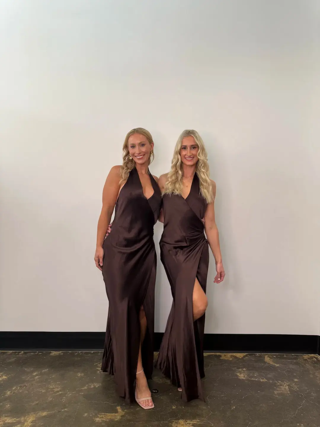 Bec & Bridge Elisia Wrap Maxi Dress in Dark Chocolate Size AU 8 for rent on The Volte - main image