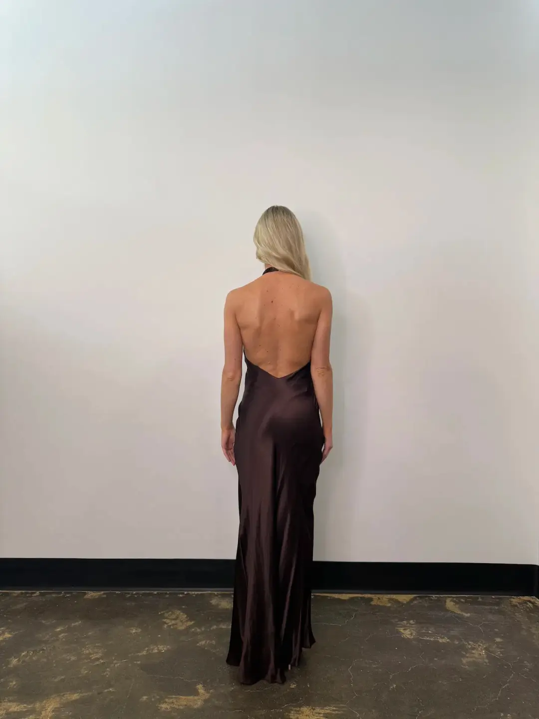 Bec & Bridge Elisia Wrap Maxi Dress in Dark Chocolate Size AU 8 for rent on The Volte - main image