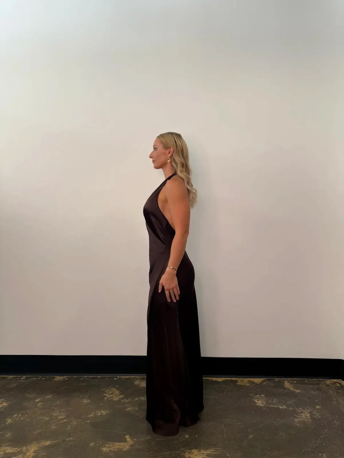 BEC & BRIDGE ELISIA WRAP MAXI DRESS / DARK CHOCOLATE / SIZE 6 - Image 2
