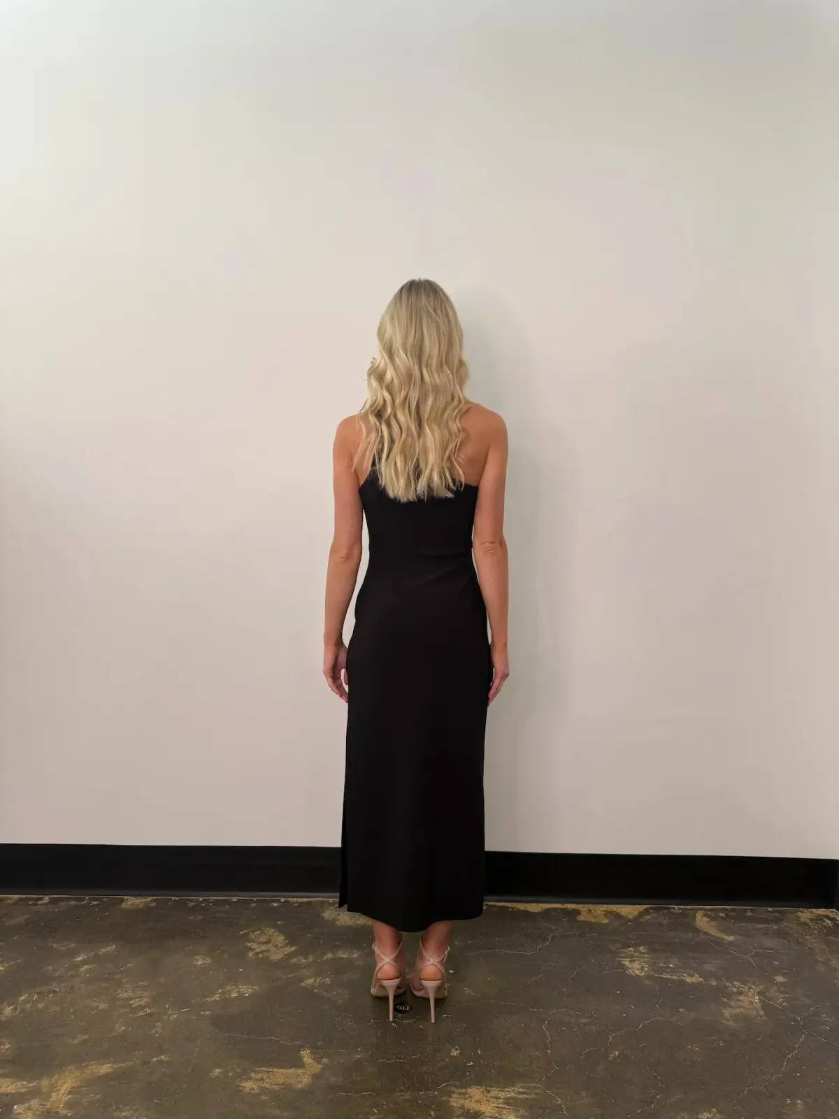 BEC & BRIDGE ARIVEN ASYM MIDI DRESS / BLACK / SIZE 10 - Image 4