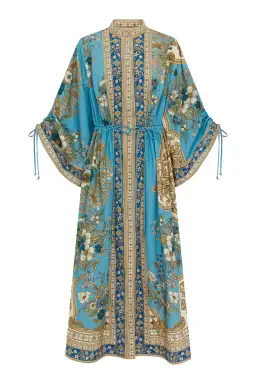 Alemais Cassie Pool Midi Dress in Blue Floral Size 16 for rent on The Volte - image 4