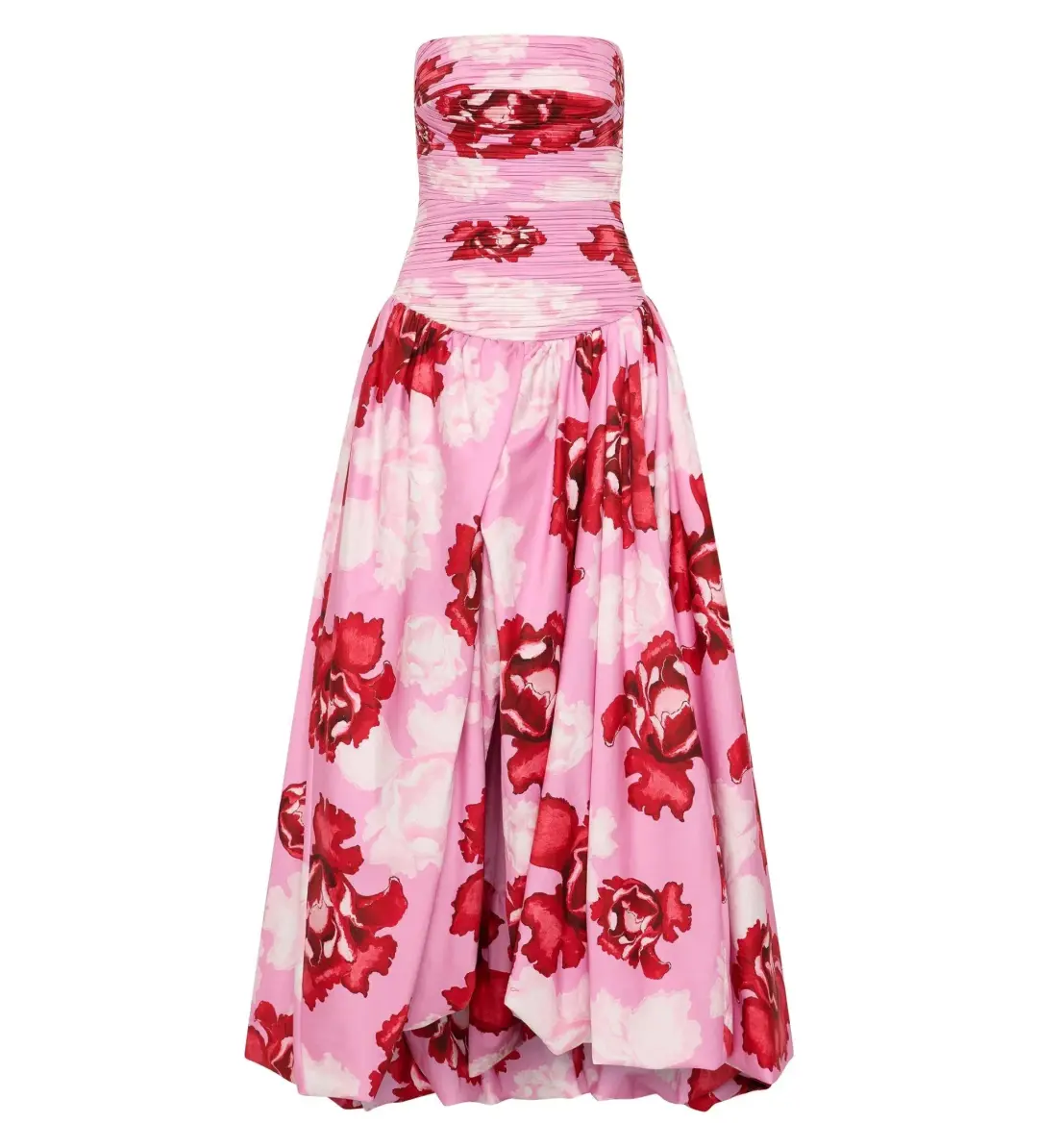 Aje Behold Maxi Dress Pink Boldly Blooming Size AU 10 for rent on The Volte - main image