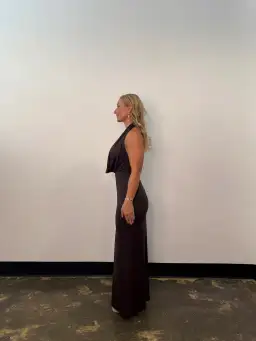 Bec & Bridge Nessie Cowl Neck Maxi Dress Dark Chocolate Size 8 for rent on The Volte - image 2