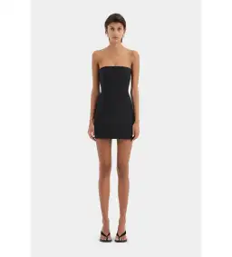 Sir the Label Sandrine Strapless Mini Dress Black Size 1 AU 8 for rent on The Volte - image 1