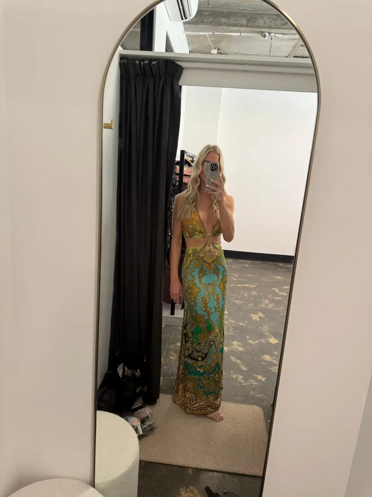 Alemais Clemenza Cut Out Midi Dress Size AU 10 - Image 3