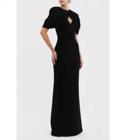 Rebecca Vallance Cameron Full Length Gown in Black Size AU 10 for rent on The Volte - image 2