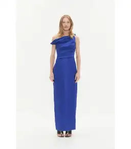 Aje Bridgette Maxi Dress Bright Blue Size AU 10 for rent on The Volte - image 1
