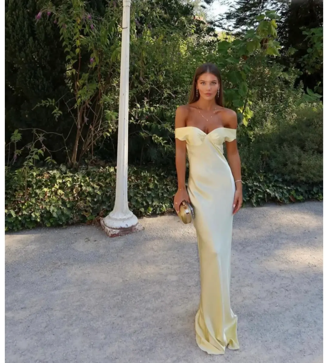 Natalie Rolt Bridget Maxi Dress in Lemon Size AU 6 for rent on The Volte - main image