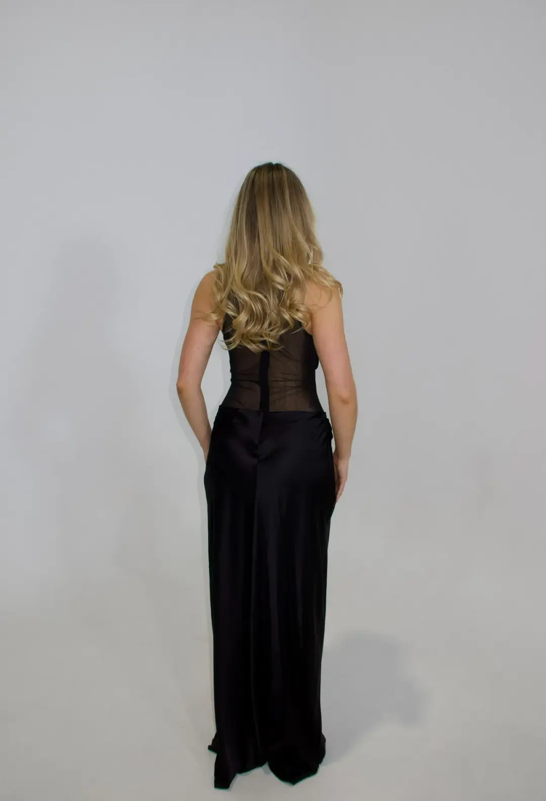 NBD Fiza Maxi Dress Black Size 8 for rent on The Volte - main image