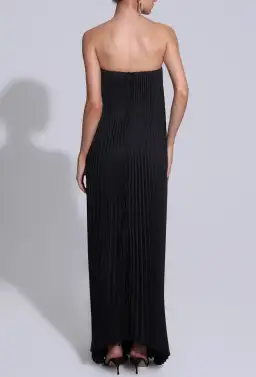 L'Idee Black Tie Gown Dress Noir Black Size 8 for rent on The Volte - image 3