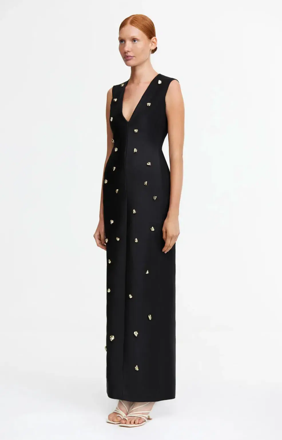 Acler Pattison Maxi Dress Black Size 10 for rent on The Volte - main image