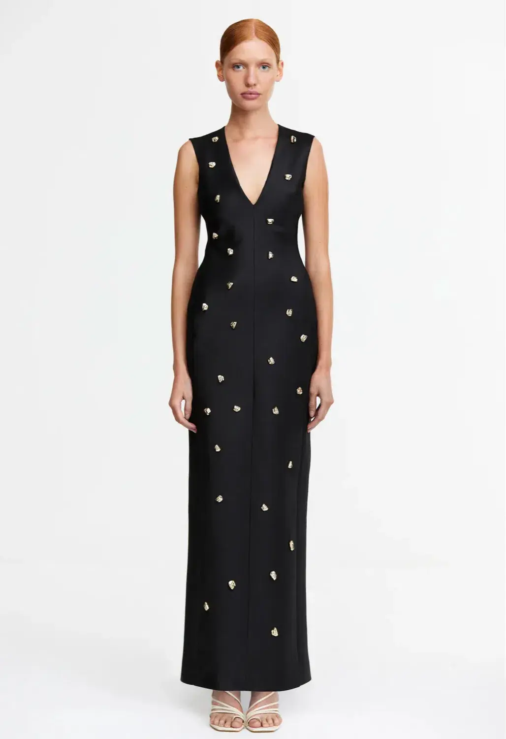 Acler Pattison Maxi Dress Black Size 10 for rent on The Volte - main image