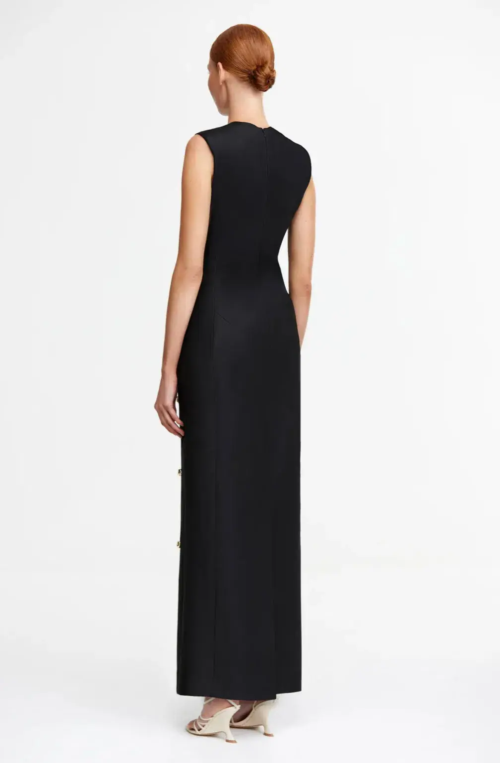 Acler Pattison Maxi Dress Black Size 10 for rent on The Volte - main image