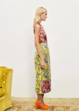 Alemais Adriana Jacquard Midi Gown Multi Size AU 10 for rent on The Volte - image 2