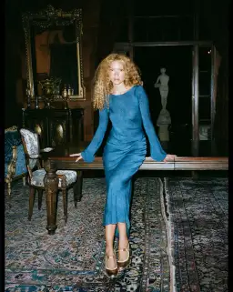 Realisation Par Gai Maxi Dress in Denim Size AU 8