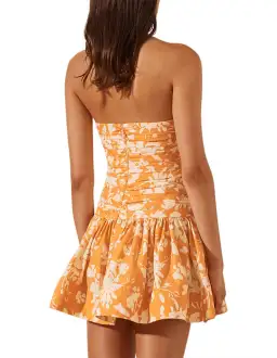 Shona Joy: MIRELLA RUCHED FRILL MINI DRESS for rent on The Volte - image 3