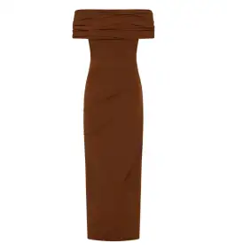Rachel Gilbert Camille Gown in Chocolate Size 8 for rent on The Volte - image 2