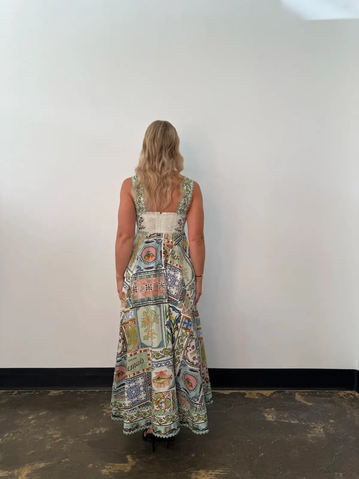 Alemais Tommasina Summer Dress in Multi Print Size 10 - Image 3