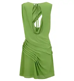 Meshki Oria Chiffon Mini Dress Green Size XXL/AU 16 for rent on The Volte - image 7