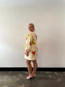 Bohemian Traders Rosetta Mini Dress Cream Size AU 14 for rent on The Volte - image 3