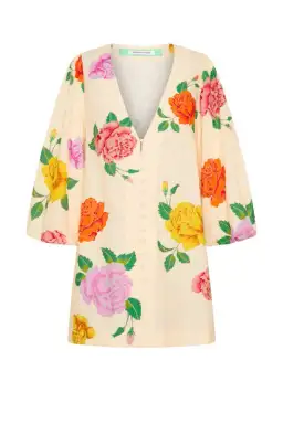 Bohemian Traders Rosetta Mini Dress Cream Size AU 14 for rent on The Volte - image 4