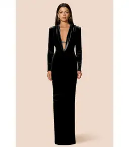 Love Nookie Nina L/S Maxi Dress Black Size AU 8 for rent on The Volte - image 1