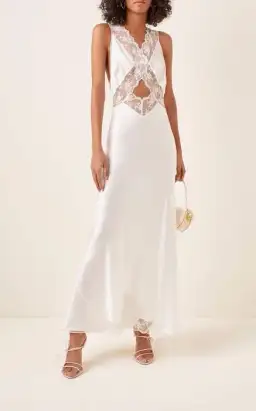 Sir the Label Aries Cut Out Gown White Size 1 AU 8 for rent on The Volte - image 1