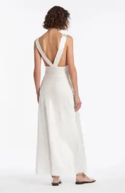 Sir the Label Aries Cut Out Gown White Size 1 AU 8 for rent on The Volte - image 4