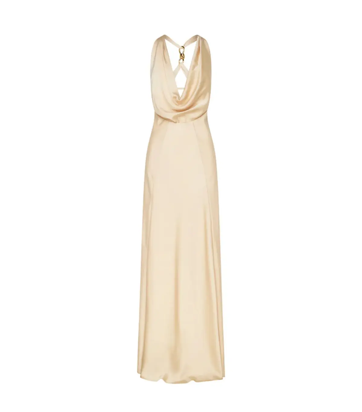 Manning Cartell Charmed Cowl Slip Maxi Dress Champagne Size AU 8 - Image 6