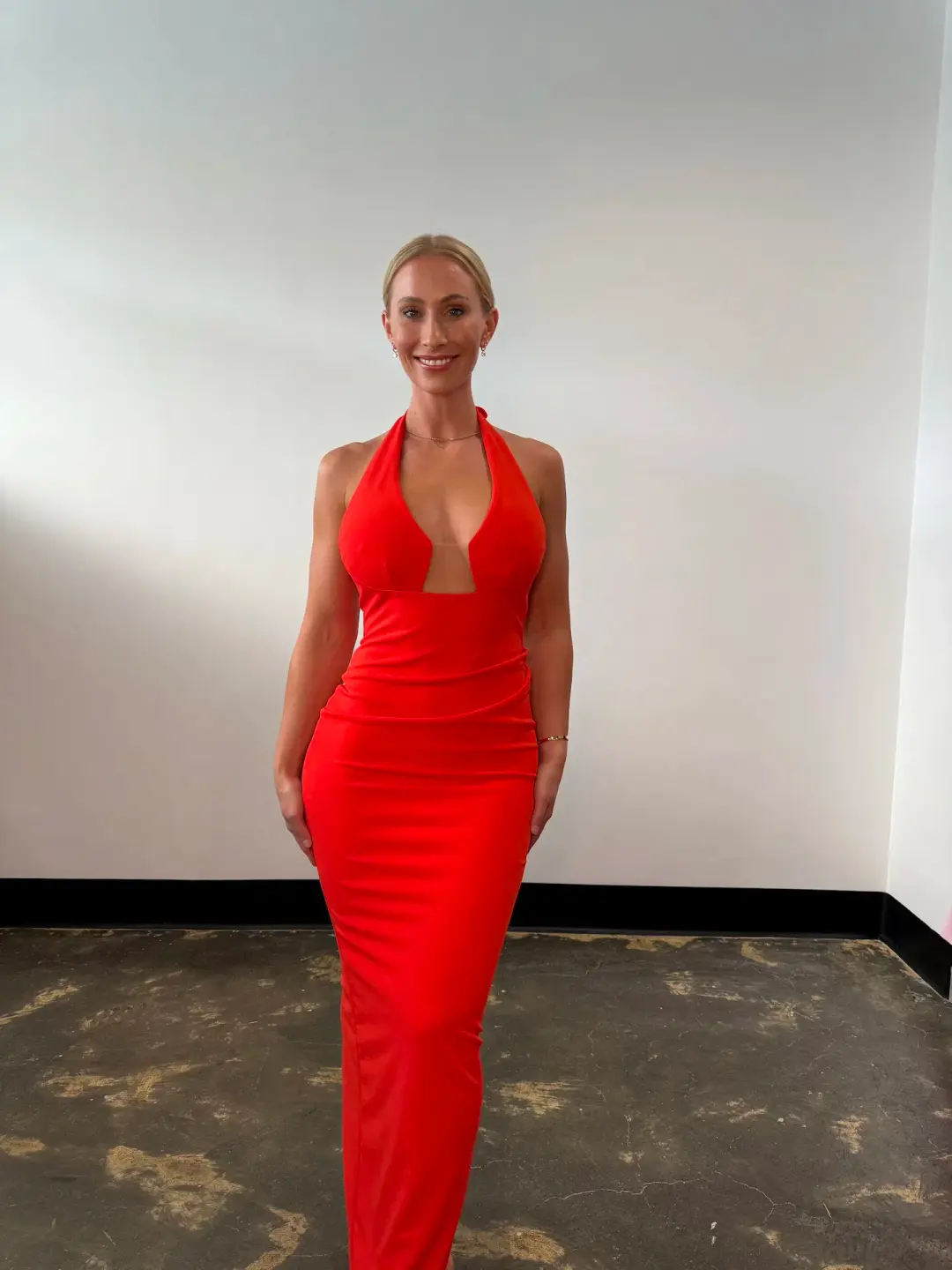 Love Nookie Demi Gown in Cherry Size M/AU10 for rent on The Volte - main image