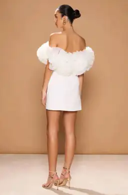 Sonya Moda Sorrento Mini Dress Ivory Size M/10 for rent on The Volte - image 5