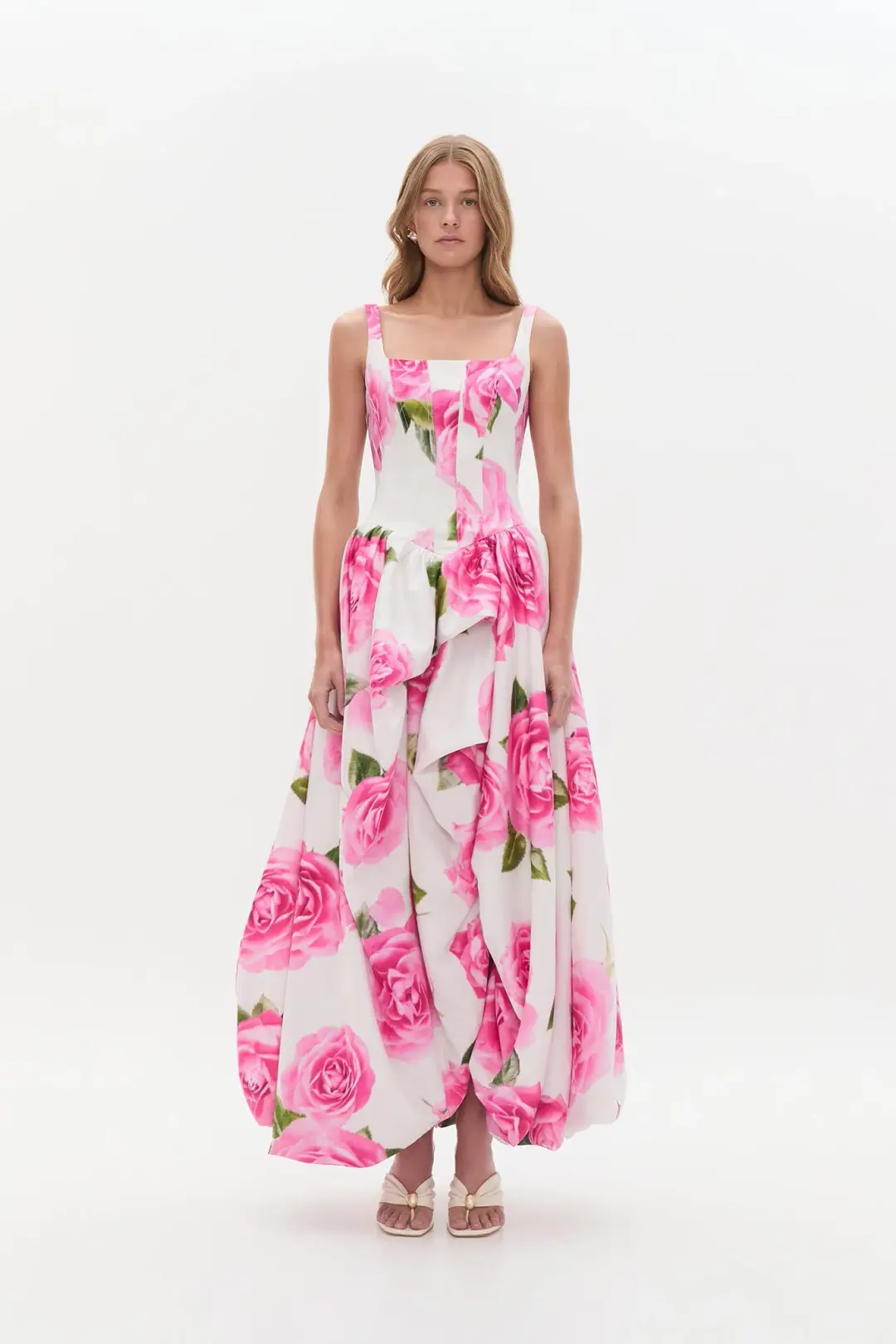 Aje Alani Maxi Gown Soft Rose Light Size 6 for rent on The Volte - main image