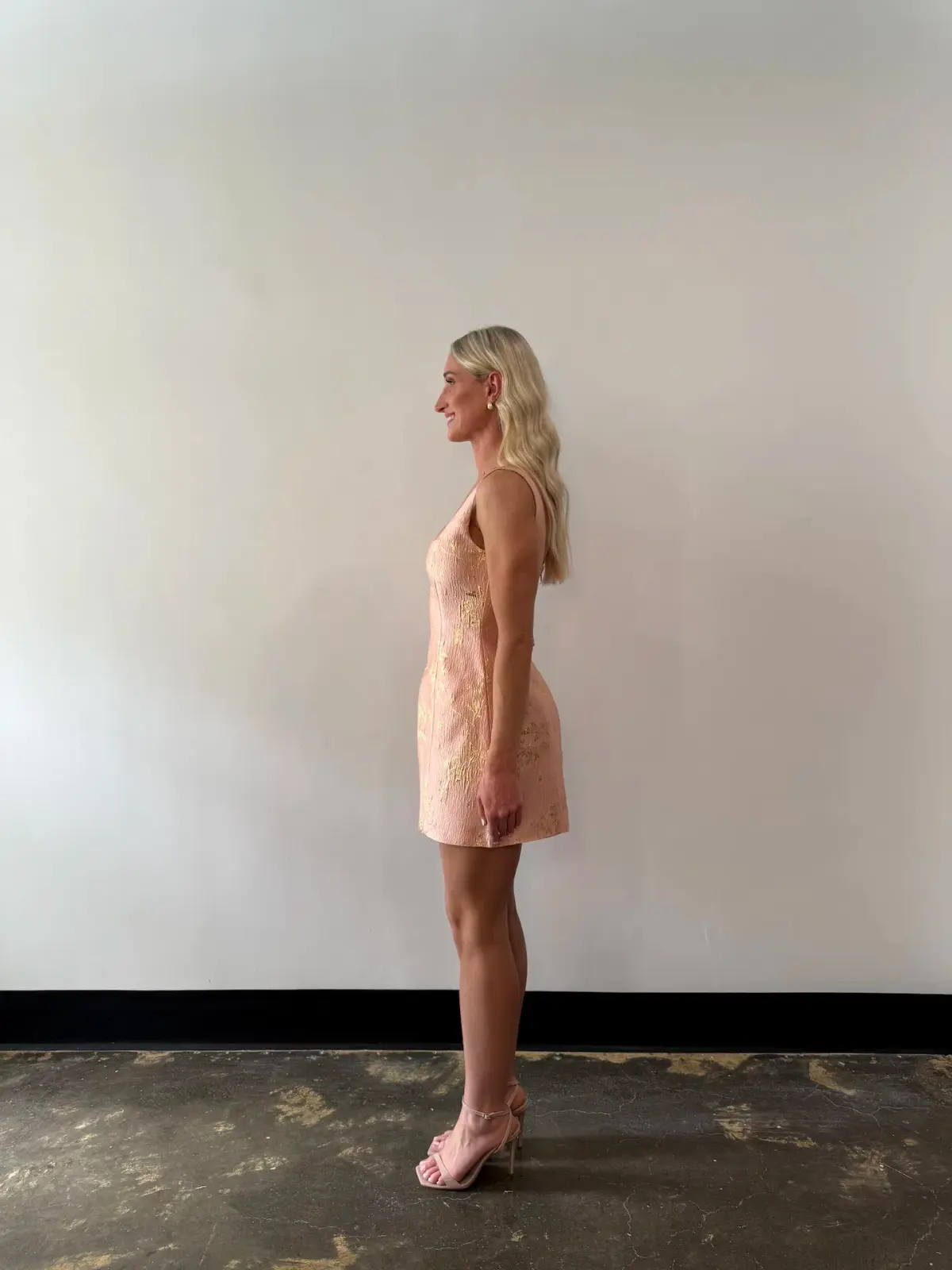 Love Nookie Claudia Mini Dress in Peach Size S / AU8 - Image 2