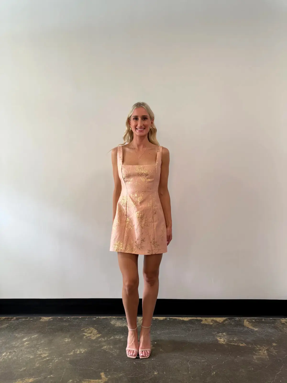 Love Nookie Claudia Mini Dress in Peach Size S / AU8 - Image 1