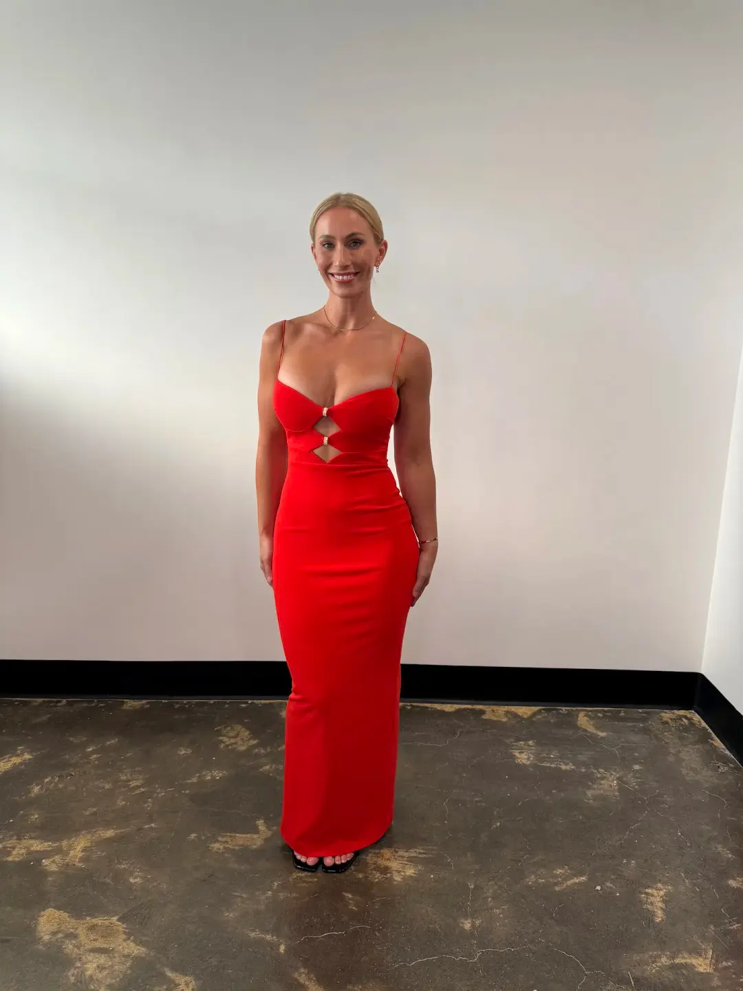 Love Nookie Muse Gown Cherry Size AU 10 for rent on The Volte - main image