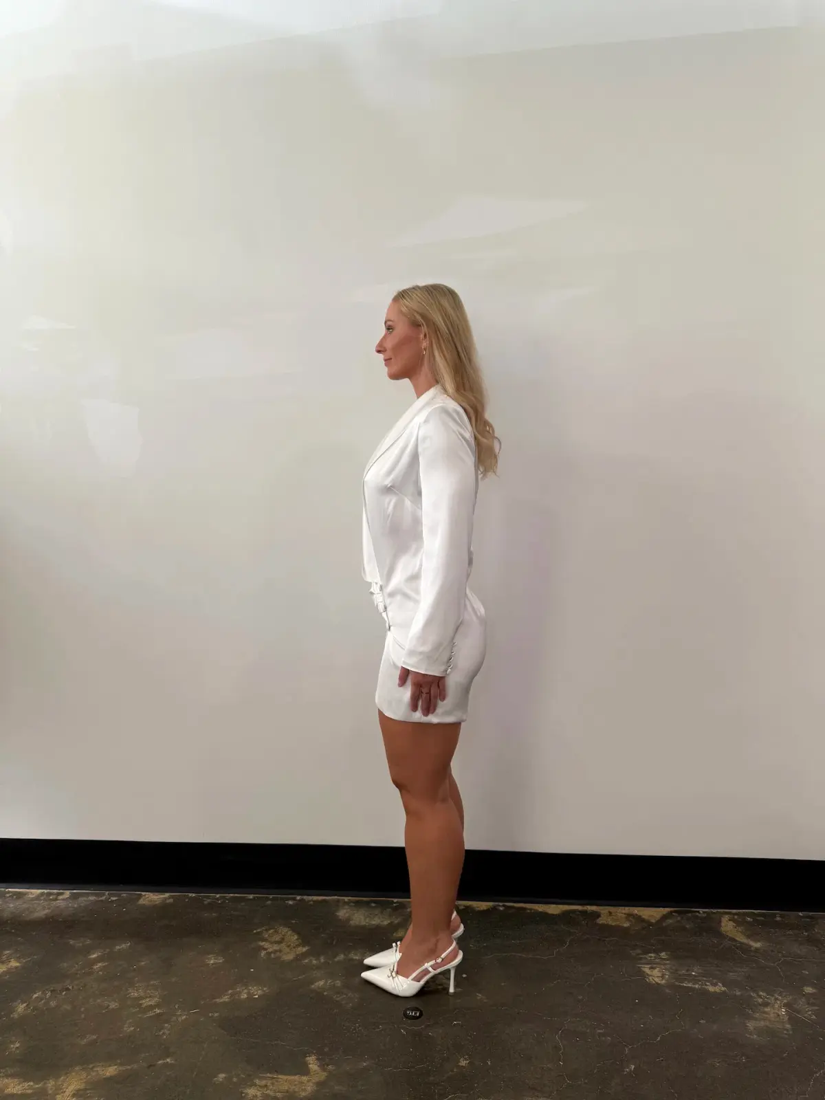 Love Nookie Penelope Blazer Dress Ivory Size 8 - Image 4