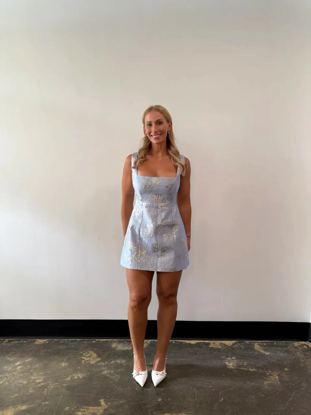 Love Nookie Claudia Mini Dress Blue Size 10 - Image 1
