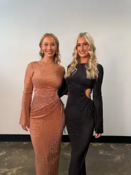 Love Nookie Mirage LS Gown in Mocha Size 10 for rent on The Volte - image 2