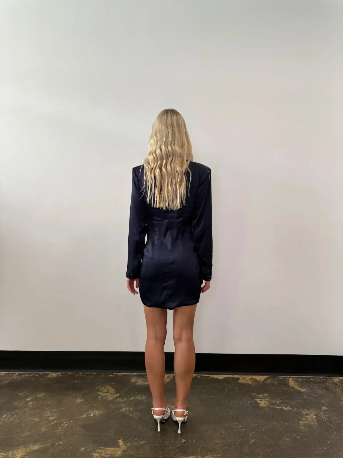 Love Nookie Penelope Blazer Dress Navy Size 6 - Image 2