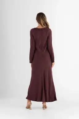 Pasduchas Soul Sleeve Maxi Dress Cherry Size AU 10 for rent on The Volte - image 4