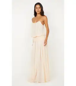Bec & Bridge Camille Blouson Maxi Dress Peach Size 12 for rent on The Volte - image 2