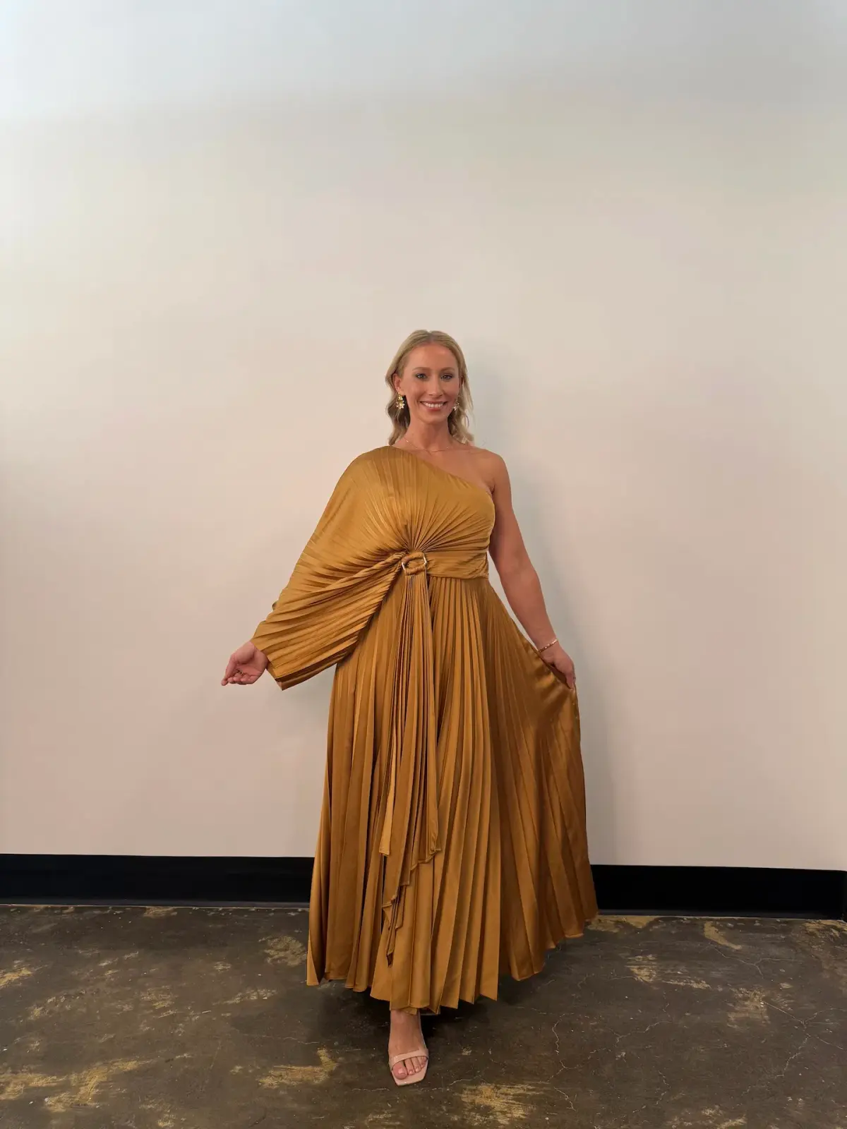 Acler Sadgill Maxi Dress Caramel Size 14 - Image 1